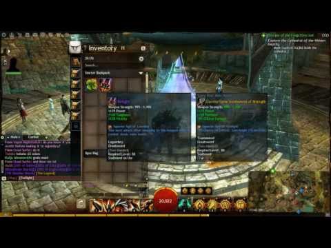 Guild Wars 2 : Crafting My First Legendary Greatsword Twilight