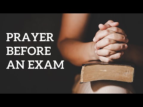 Prayer Before an Exam