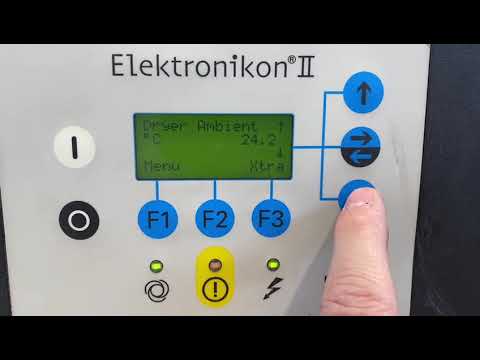 Used Atlas Copco FD510 ref. 007355 refrigerant dryer test run video from www.dupcompressors.com