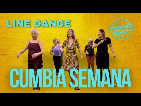 Cumbia Semana ★ Baile en Línea ★ Line Dance ★ Ballo di Gruppo ★ ( Live )