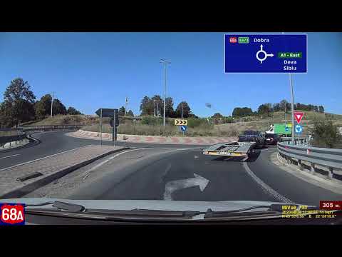 Coşava - Deva - Simeria (DN 68A; A1 motorway) - Aug. 28, 2020