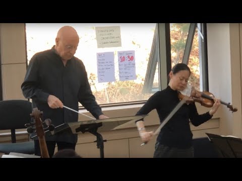 Rehearsal with Midori: Tongyeong Festival Orchestra Asia Tour 2018