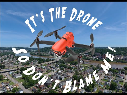 Autel EVO 2 6k - A short flight up the back channel of the Ohio River