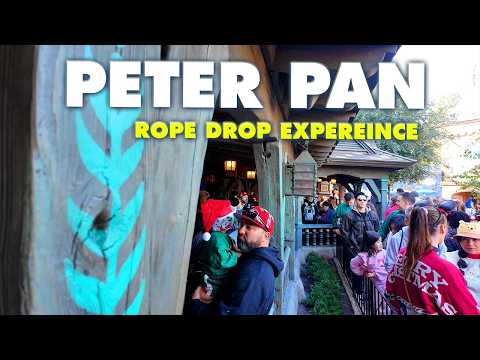 What's it like rope dropping Peter Pan at Disneyland