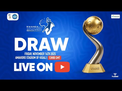 27th MEN'S HANDBALL AFRICAN CUP OF NATIONS OFFICIAL DRAW