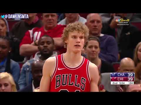 Lauri Markkanen Full Highlights 2018.4.3 Chicago Bulls vs Hornets 24 6 Threes! | FreeDawki