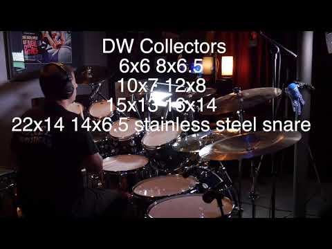 DW Collectors Series drums ~ Christian Cea