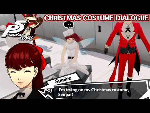 Unused Christmas costume dialogue - Persona 5 Royal