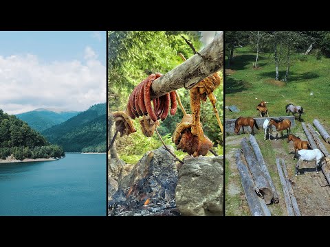 [4K] ⛰️ O CĂLĂTORIE INCREDIBILĂ ÎN @MUNȚII IEZER-PĂPUȘA + 🔥♨🥓😈 AM GĂTIT ÎN SĂLBĂTICIE 🌱 @CUCA, VOINA