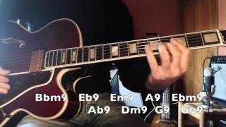 Jazz Guitar - Twisted blues - Wes Montgomery - Version 2 - Slow