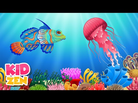 12 HOURS of Relaxing Baby Sleep Music: Colors of Coral Reef ???? Lullaby for Babies to go to Sleep