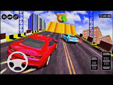 Mega Ramp Car Jumping Game - Sports Car Racing 3D - Android Gameplay