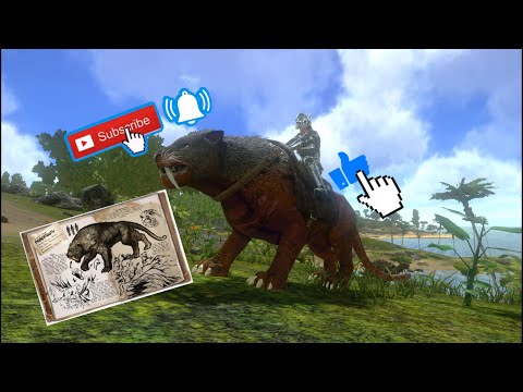 Como tamear al Diente de Sable en ARK mobile