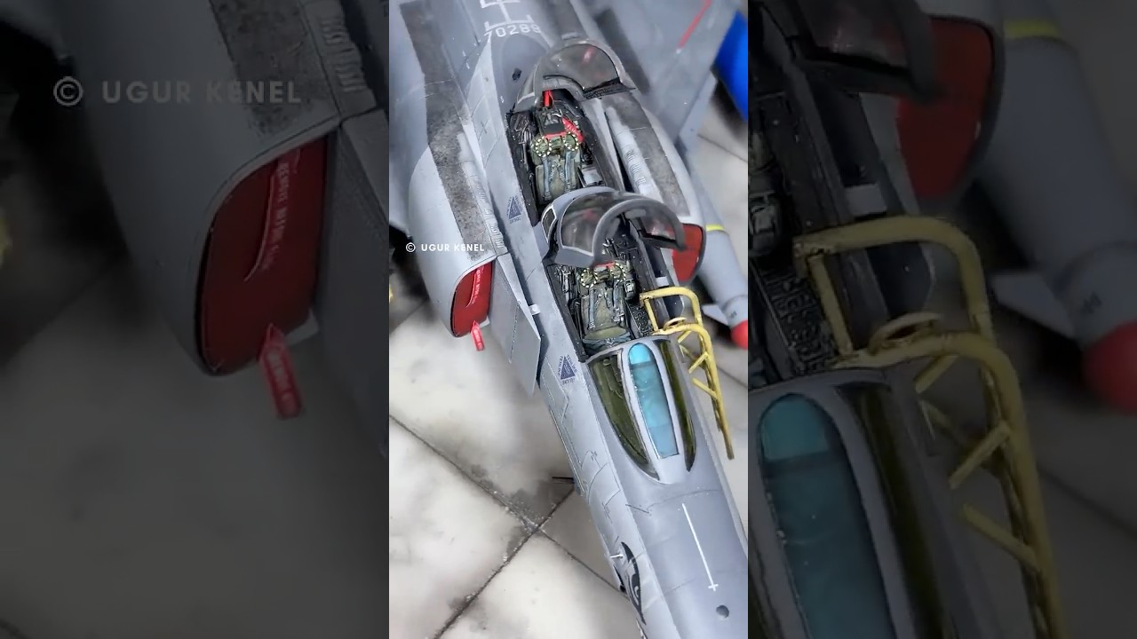 Terminator F-4E Phantom / Hasegawa 1/48 Scale Aircraft Model Kit #miniature