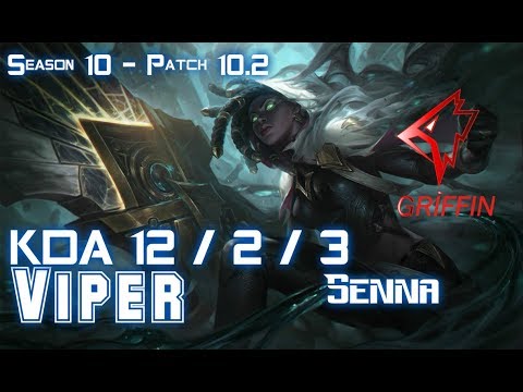 GRF Viper SENNA vs APHELIOS ADC - Patch 10.2 KR Ranked