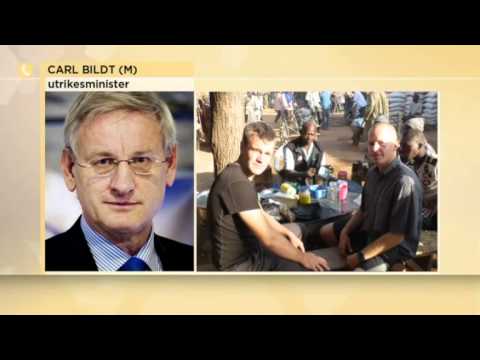Utrikesminister Carl Bildt direkt från Mali - Nyhetsmorgon (TV4)