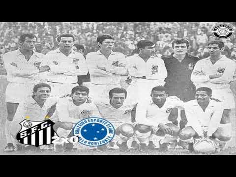 Santos 2 x 0 Cruzeiro - 13/10/1968 - Embate entre os dois maiores times do Brasileiro