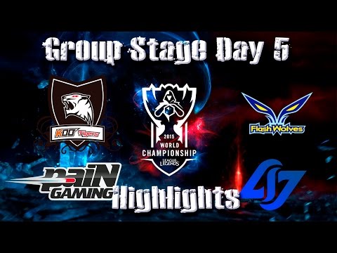Day 5: all games Highlights: LoL World Championship 2015