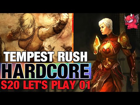 Let's Play Hardcore Tempest Rush Monk EP:01 Season 20 Patch Build 2.6.8