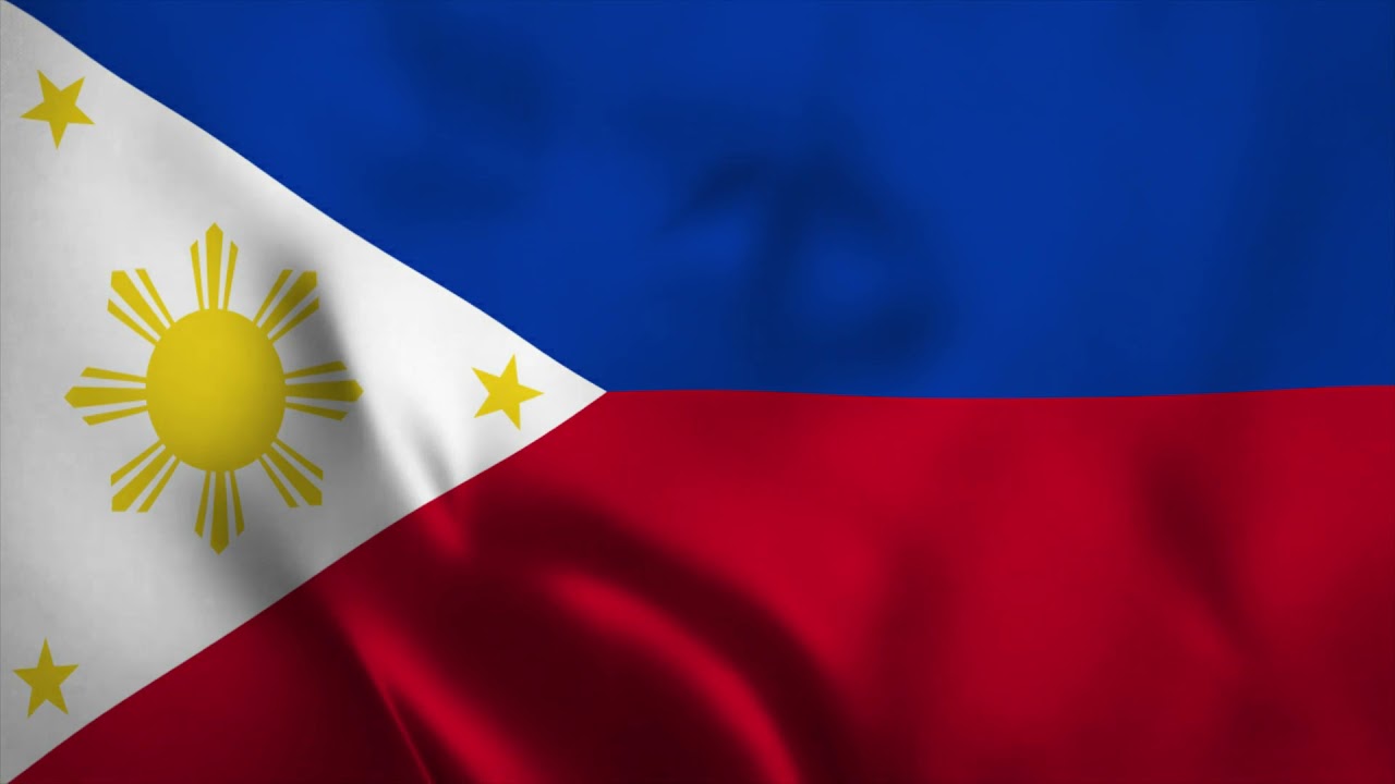 The Philippine National Flag Waving (Animation)