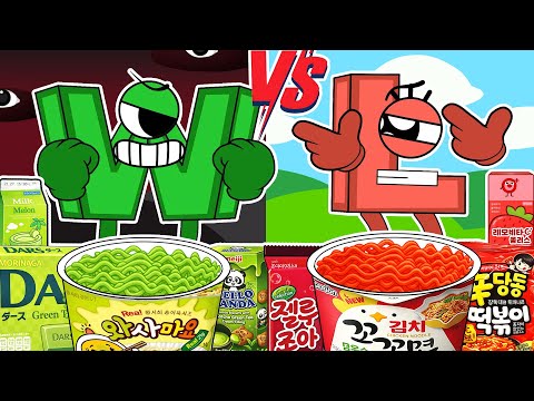 WL: SEPARATED at BIRTH...Convenience Store Green Red Mukbang | Italian Brainrot Animation | ASMR