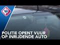 Auto rijdt in op politie: agent gewond, geschoten op voertuig - OMROEP WEST