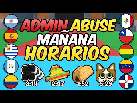 ¡RAPIDO! ADMIN ABUSE de MARTES DE TACOS + HORARIOS y LIMITADO REVELADO Steal a Brainrot