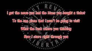 Pills, Demons &amp; Etc. - Velvet Revolver (with lyrics)