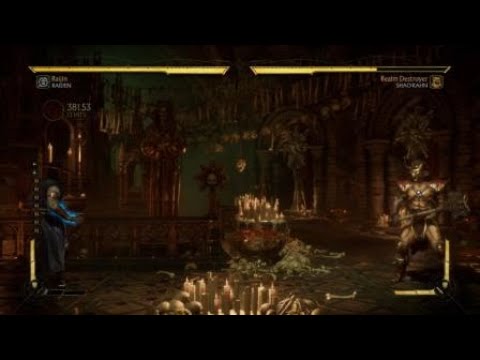Raiden (Raijin) - 12 hits (381.53) Buff-Up Mid-screen Combo