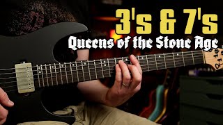 How to Play &quot;3&#39;s and 7&#39;s&quot; by Queens of the Stone Age  | Guitar Lesson