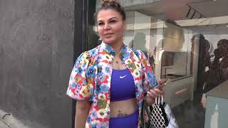 Rakhi Sawant Spotted In Andheri Talk About Adil Khan Durrani