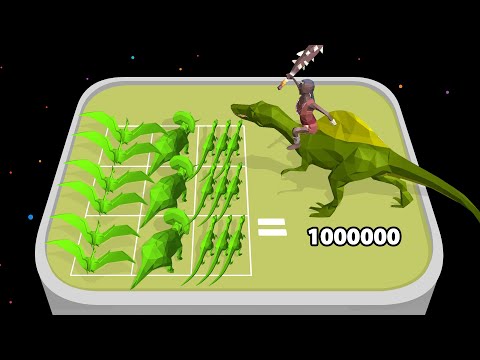 DINO WARS 🦕🦖🐉 Dino Commander Merge Battle Simulator! MergeMaster AndroidGameplay