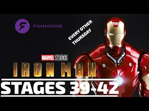 Fanhome Iron Man Mark III Buildup - Stages 39 to 42 [Gaming Trend]