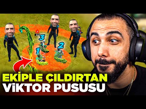 YENİ MODDA ÇILDIRTAN VİKTOR PUSU TAKTİĞİ!! EKİPLE HERKESİ DELİRTTİK 😂 | Pubg Mobile