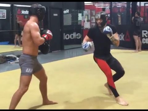 Conor McGregor sparring NEW [Training for UFC 194]