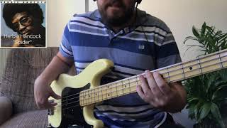 Herbie Hancock - Spider - Paul Jackson Bass Cover