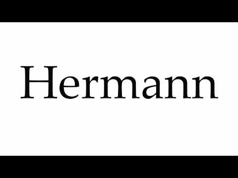 How to Pronounce Hermann