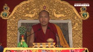HH Karmapa's teaching during the Tara empowerment at Dekyiling Tibetan settlement Dehradun.
