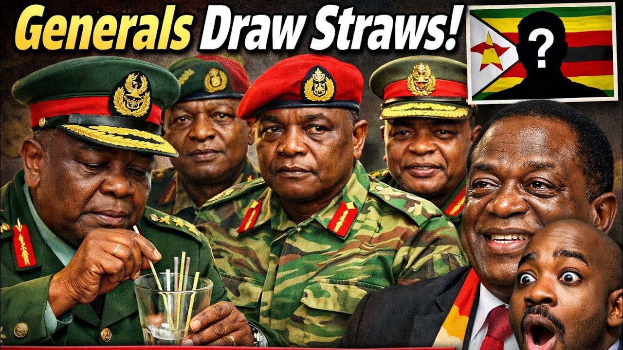 BREAKING NEWS‼️ The Generals DRAW STRAWS 😳 Zimbabwe’s Next President Decided In One Night