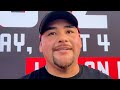 ANDY RUIZ JR REVEALS WHY CANELO DOESNT WANT TO FIGHT MEXICANS; GIVES HONEST THOUGHTS & MORE