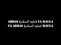 Abbas عليه السلام Ya Mola Lyrics Farhan Ali Waris 2020 2021 1442