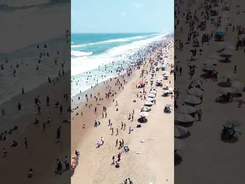 Puri beach me drone#drone #viralvideo #beach #odisha #travel #trending #dronephotographye#shorts