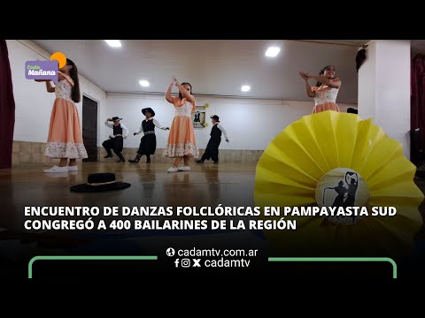 ENCUENTRO DE DANZAS FOLCLÓRICAS EN PAMPAYASTA SUD CONGREGÓ A 400 BAILARINES DE LA REGIÓN