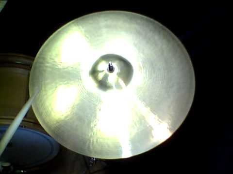 20 CLTB Kontroversial Top Blackened Bottom Ride, 1918g - Handcrafted cymbals by Craig Lauritsen..MOV