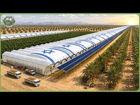How Israel Turned Negev Desert Into Massive High Tech Farms Feeding Millions