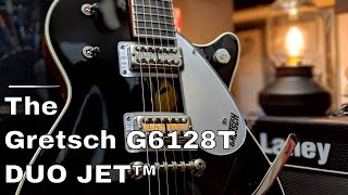 Video thumbnail for Playing the Gretsch G6128T DUO JET™ WITH BIGSBY® by Jon is just TOO LouD!!