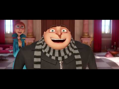 Despicable Me 3 official trailer thumbnail showing Gru and the Minions
