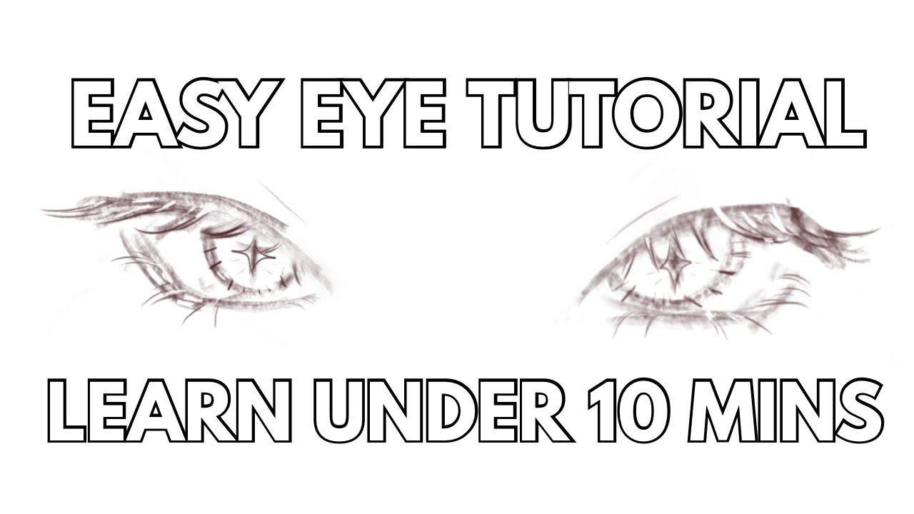 Simple eye tutorial under 5 minutes 