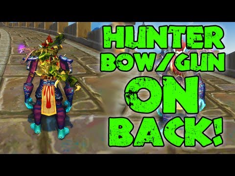Zumio - Hunter Bow/Gun NOW SHOWS ON YOUR BACK (looks amazing)!