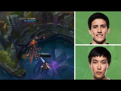 Apollo outplays Doublelift in 1v1 | CG vs TL - NALCS